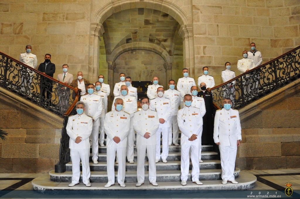 El Almirante Jefe del Estado Mayor de la Armada, Antonio Martorell Lacave, visita el Arsenal de Ferrol, Navantia, y Centros de Enseñanza de la Armada